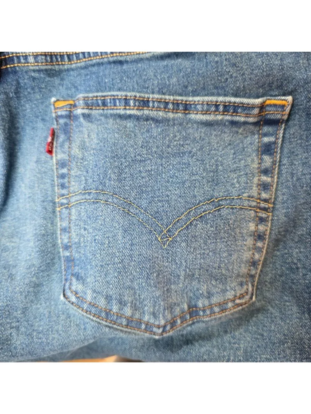 Levi's Mens 505 Straight Jeans 33 X 30 Blue Casual Streetwear Minimalist Capsule
